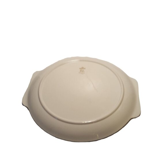 Salem Harmony House Platter Plate Spring Song Vintage 50's Floral Iris 12x13 - Picture 7 of 7